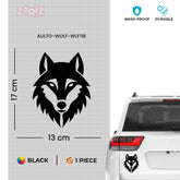 Fierce Wolf Design Sticker for Vehicles
